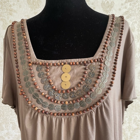 Style & Co beaded tunic - Picture 2 of 8